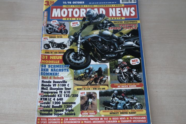 Motorrad News 10/1998